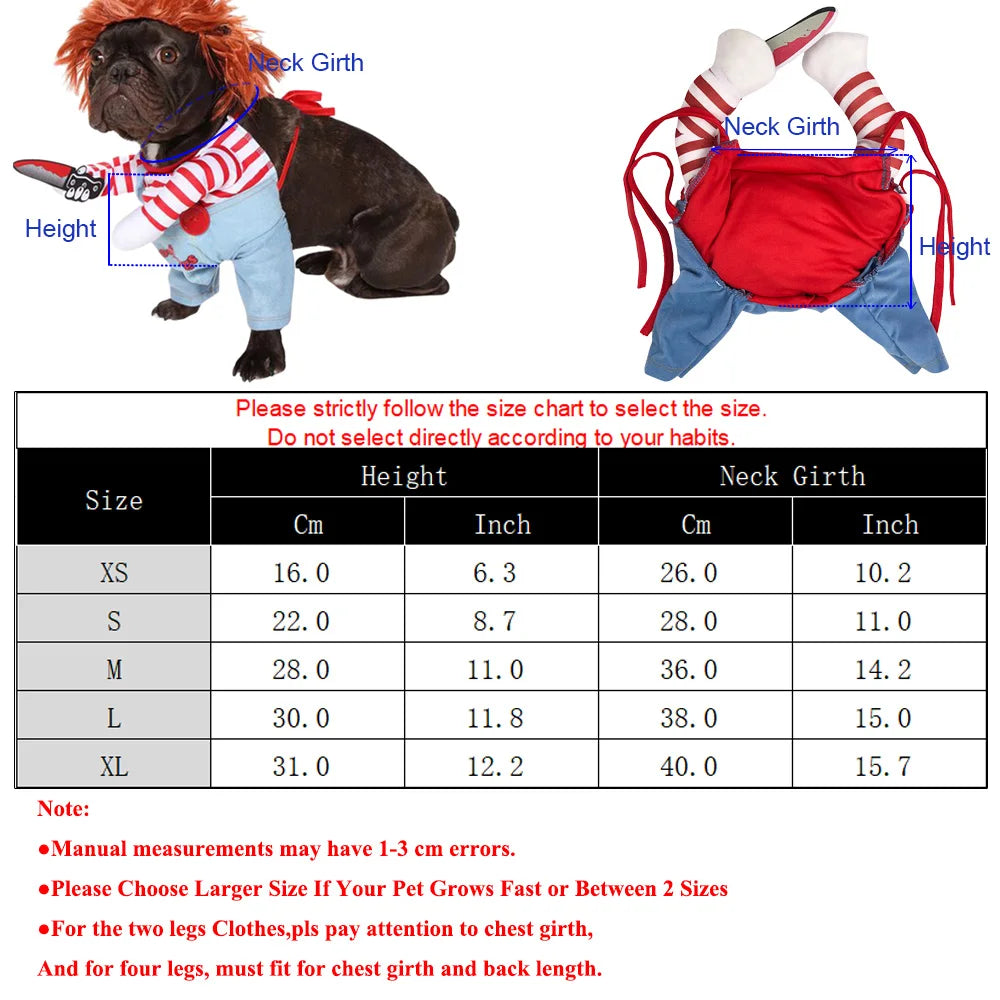 BooBuddy™ – Warm Halloween Jumpsuit for Cats & Small Dogs