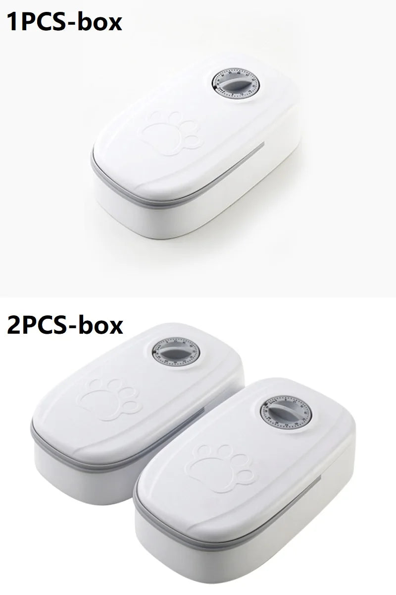 PawPortion™ – Dual Bowl Auto Feeder for Cats & Small Dogs