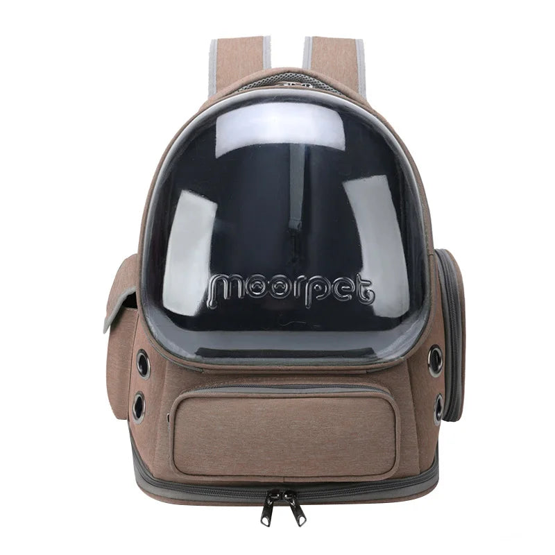 PawVoyage™ – Outdoor Transparent Pet Backpack for Comfortable Travel