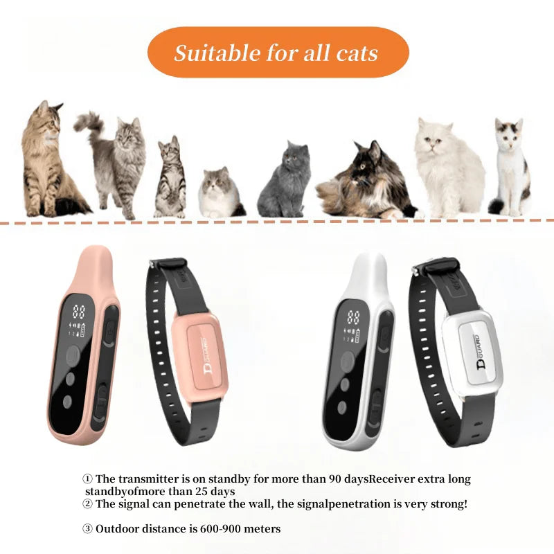 QuietPaws™ Vibration Collar – Stop Excessive Meowing Humanely
