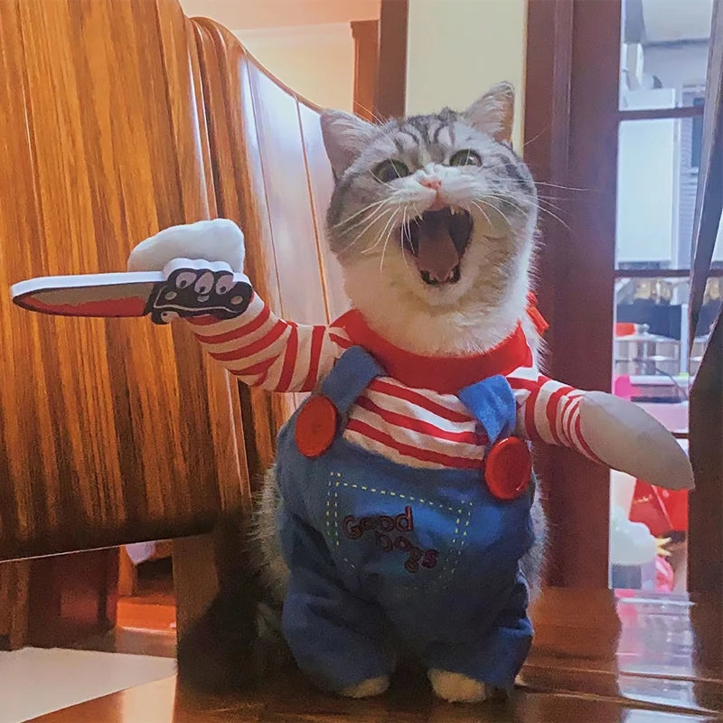 BooBuddy™ – Warm Halloween Jumpsuit for Cats & Small Dogs