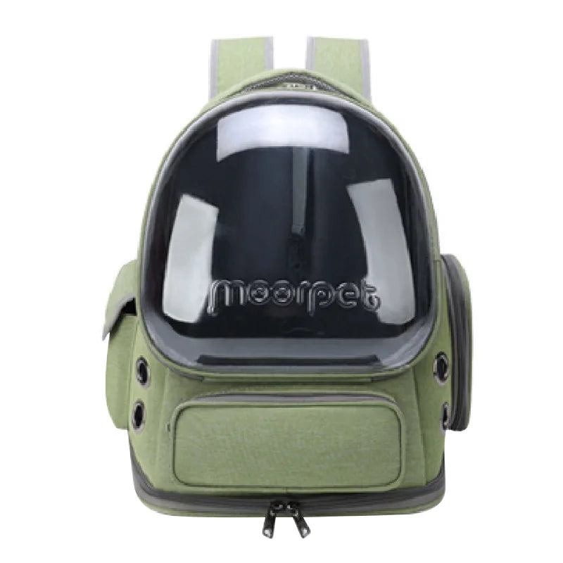 PawVoyage™ – Outdoor Transparent Pet Backpack for Comfortable Travel