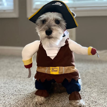 CaptainPaws™ – Pirate Costume for Cats & Small Dogs