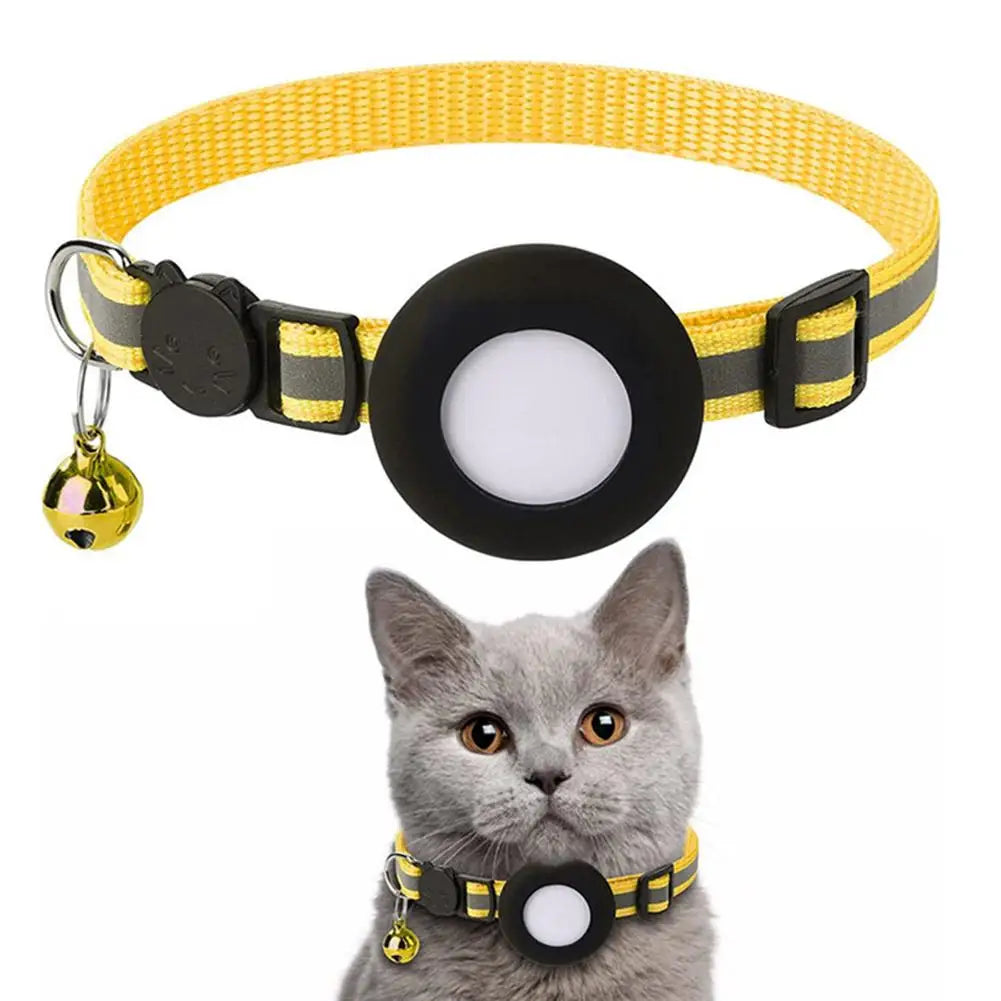 TrackTail™ – Silicone Anti-Lost Cat Collar for GPS Trackers