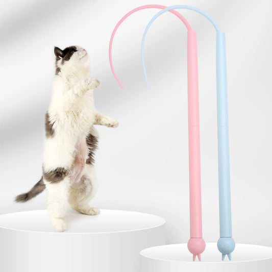 HuntTail™ – Bionic Mouse Teaser Stick for Cats