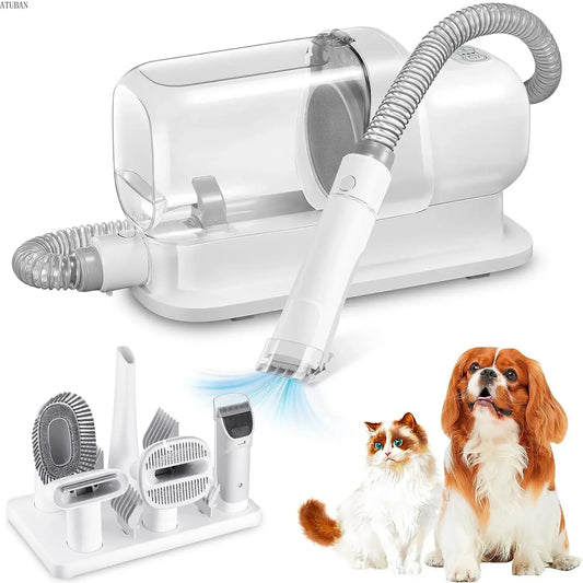 PawTidy™ – All-in-One Cat Brush Vacuum with Large Hair Cup