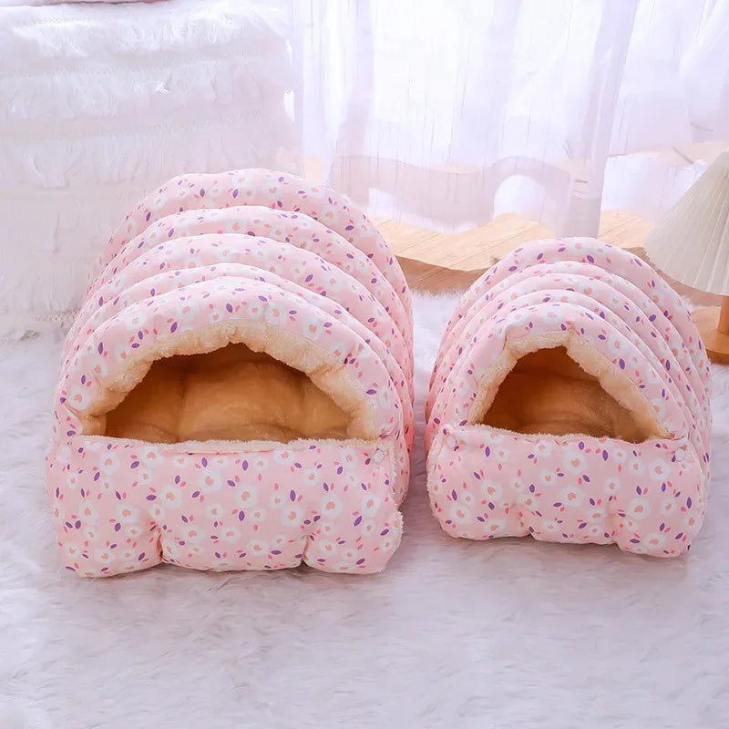 PurrNest™ – Cosy Winter Bed for Cats & Puppies