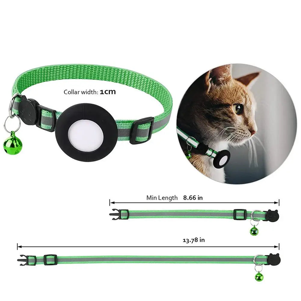 TrackTail™ – Silicone Anti-Lost Cat Collar for GPS Trackers