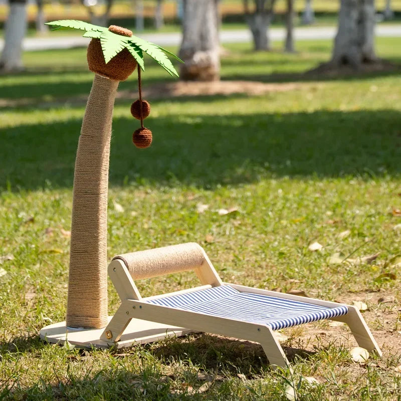 CocoTree™ Cat Tower – Fun Coconut Island Climbing Frame for Cats