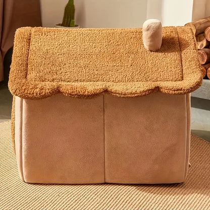 CosyCave™ – Multi-Use Foldable Bed House for Small Pets