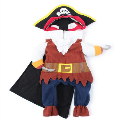 CaptainPaws™ – Pirate Costume for Cats & Small Dogs